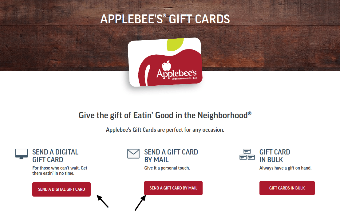 Applebee's Gift Card Balance