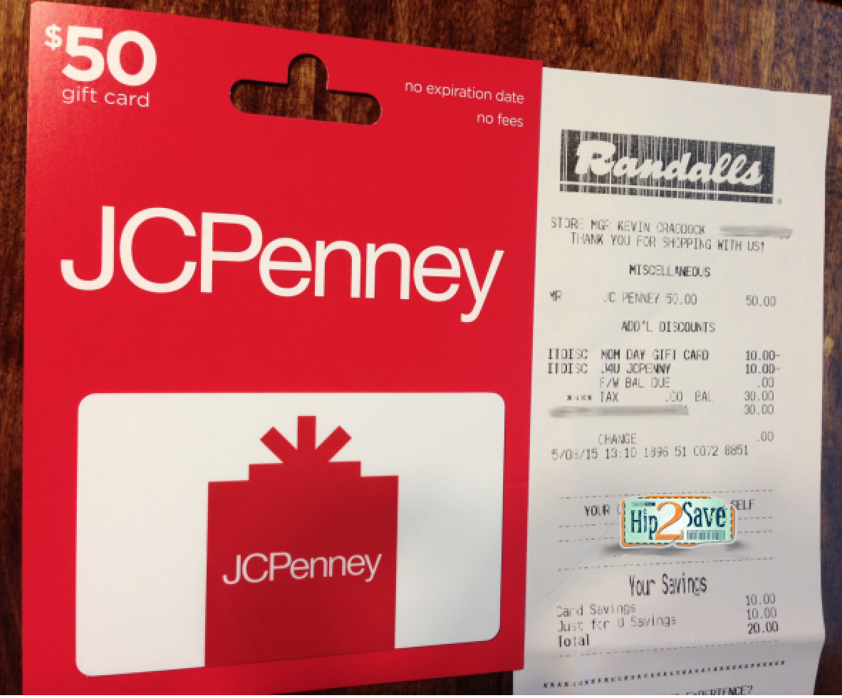 JCPenney Gift Card Balance
