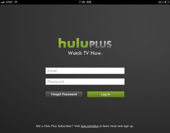 Hulu Plus Login