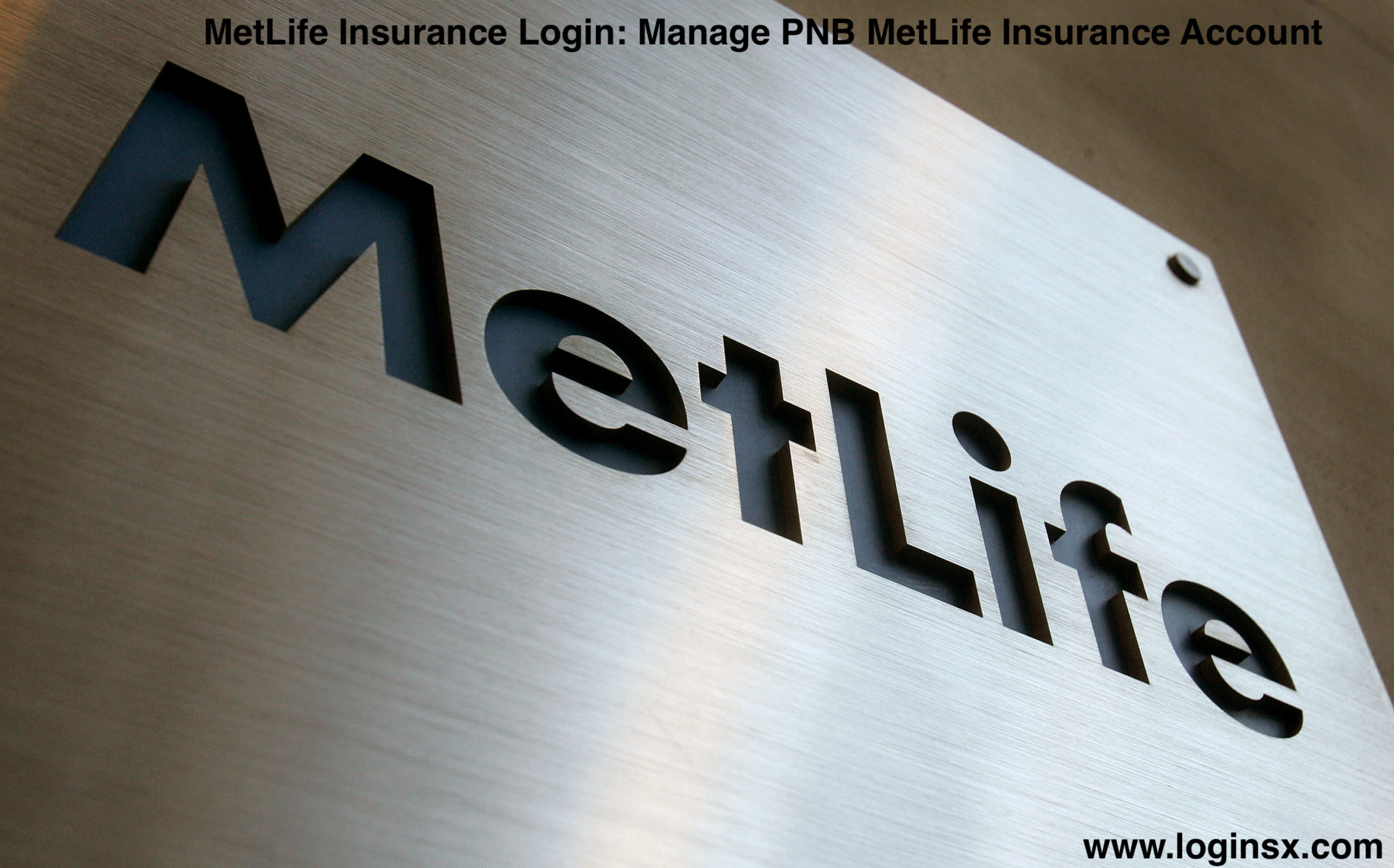 MetLife Insurance Login: Manage PNB MetLife Insurance Account At www.metlife.com