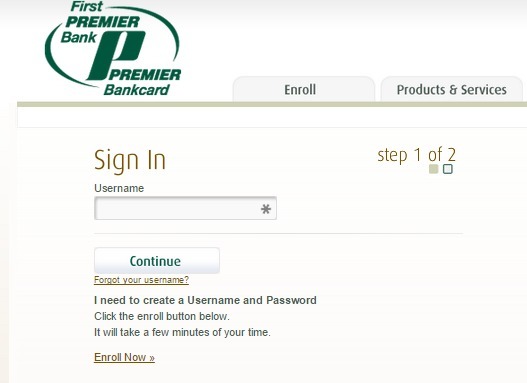 Mypremiercreditcard Login