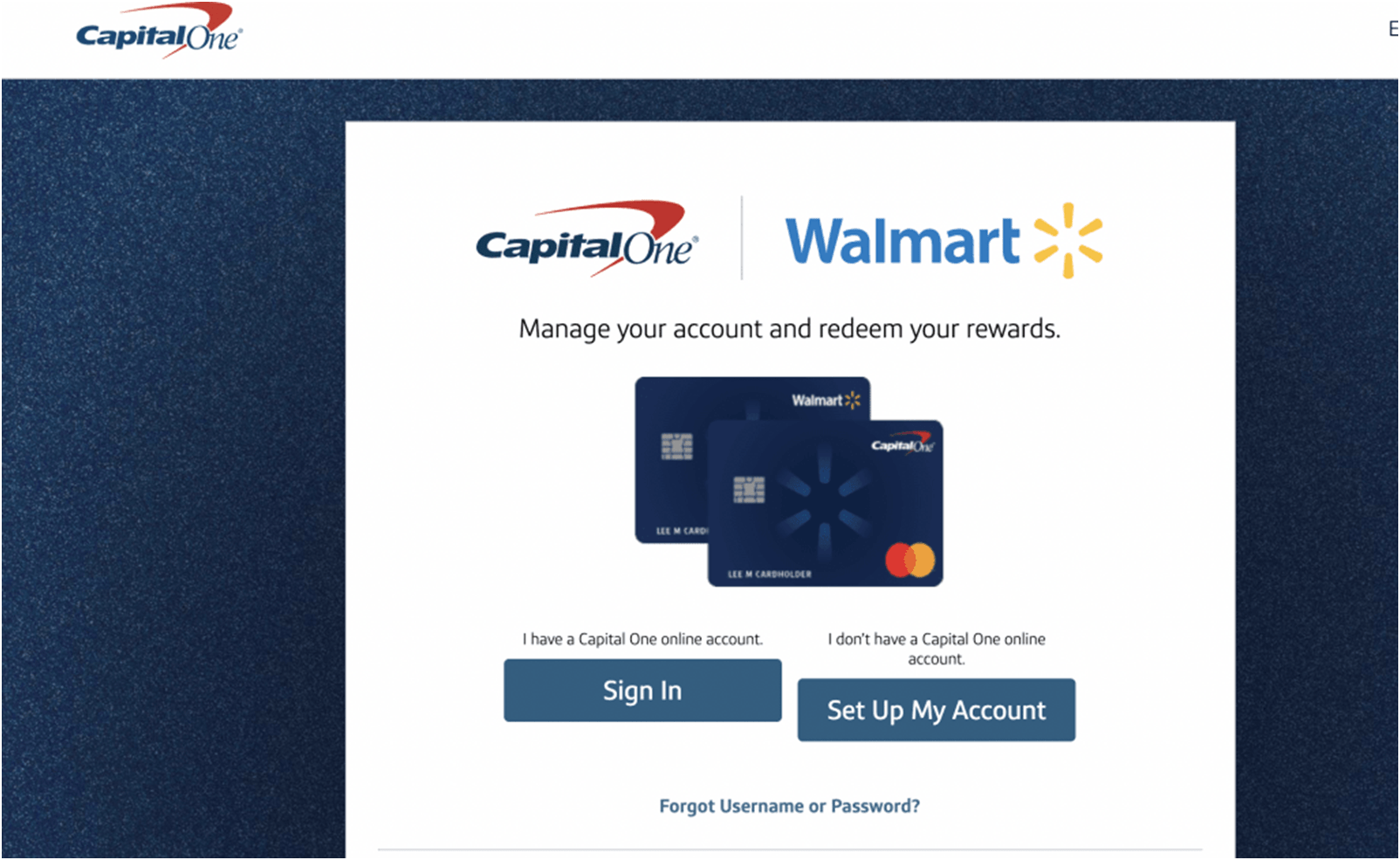 Walmart Credit Card Lost